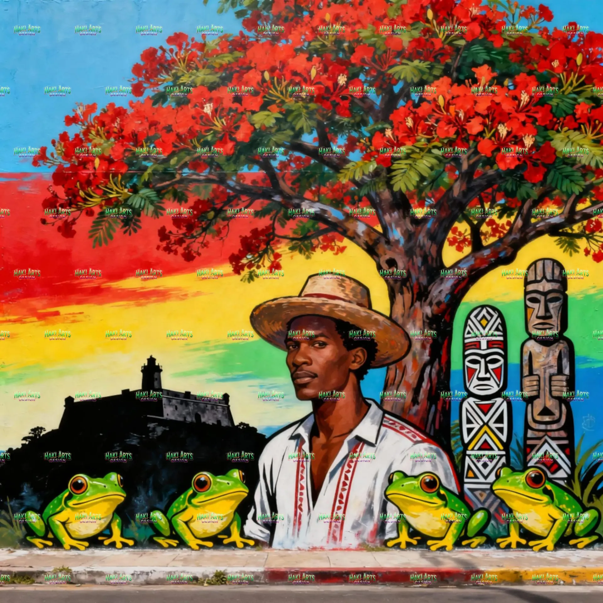 Jibaro Morro 2 (6" x 4")